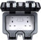 BG ELECTRICAL OUTDOOR SWITCHED SOCKET 2G DP 13A