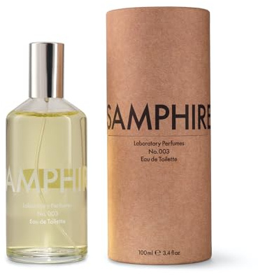 Laboratory Perfumes Samphire Eau de Toilette | A Fresh, Invigorating Fragrance | Herbaceous Verbena, Zesty Citrus & Juniper | Crisp, Clean & Long-Lasting (100ml)
