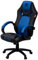 ELITE Gaming Stuhl MG100 Exodus | Ergonomischer Bürostuhl - Schreibtischstuhl - Chefsessel - Sessel - Racing Gaming Stuhl - Gamingstuhl - Drehstuhl - Chair - Kunstleder Sportsitz (Schwarz/Blau)