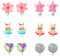 Powerking Ohrclips für Mädchen, Mädchenschmuck-Anziehohrringe und Prinzessin Play Ohrclips für Kinder, 6 Paare (Kaninchen Ohrring)