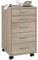 FMD Möbel, 336-001E Freddy Beistellcontainer in ausführung eiche nachbildung, melaminharz beschichtete spanplatte, maße 33.0 x 63.5 x 38.0 cm (BHT)