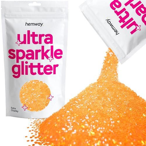 Ultra Étincelle Glitter - 24-100G (orange fluorescent)