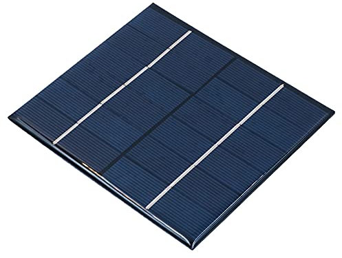 ZONADAH Mini panneau solaire 2,5 W 6 V - Chargeur de batterie - Bricolage à la maison, projets scolaires, camping, pêche, randonnée, jardin