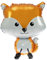 Party Time Folienballon - Waldtiere - Fuchs