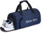 Personalisierte Bestickte Sporttasche Reisetasche Mit Jedem Text Benutzerdefinierte Sporttasche Mit Schuhfach & Nassfach (Blau)
