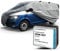 WALSER Hagelschutz Abdeckplane Transporter, TÜV geprüfte* Abdeckplane Bus Hybrid UV Protect, Auszeichnung Sehr Gut* Hagelschutzplane Bus Größe 12 für VW T4/T5/T6/Ford Tourneo/Opel Vivaro/Mercedes Vito