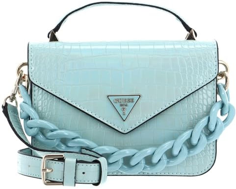 GUESS Corina Mini Top Handle Flap Ice blue