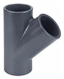 Té égal PVC pression 45° Ø 63 mm - Fitt