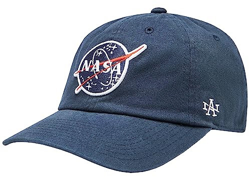 American Needle Ballpark NASA Cap SMU674A-NASA, Mens Cap with a Visor, Navy, One Size EU