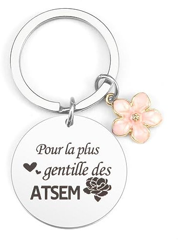 Cadeau Atsem Porte Clef Merci Atsem Idee Cadeau Creche Fin D'année Merci Cadeau Assistante Maternelle Cadeau Fin Creche Cadeau Drole Cadeau Remerciement Nounou Cadeau Noel Cadeau Merci Nounou Noel