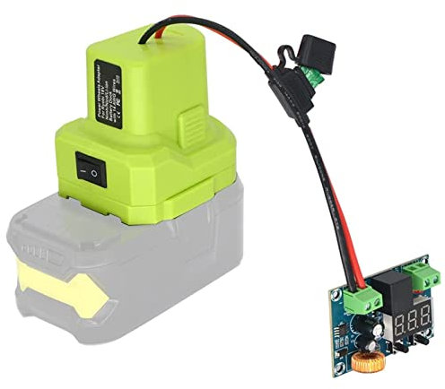 Ryobi18V ONE Adapter, Batterieadapter, 14-Gauge-Draht, 30-A-Sicherung, Isolierter Elektrowerkzeug-Batterieadapter Für 18-V-Originalbatterien