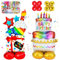 Folienballon Happy Birthday XXL 2 Stück Happy Birthday Luftballon Stehend,Geburtstag Aufblasbare Helium Ballons,Helium Ballon Geburtstag Party Dekoration für Kinder Geburtstags Junge Mädchen