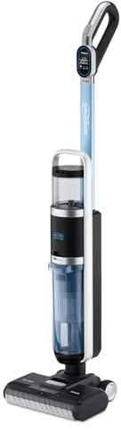 Trisa Nass Trockensauger Saugwischer 3-in-1, Bürstentrocknung, 120 m² | Bürstenwalzen-Trocknung, Selbstreinigung, 26 cm Bürste 500 U/min, Power Spray, 2-Tank-System, HEPA-Filter, Sprachassistent