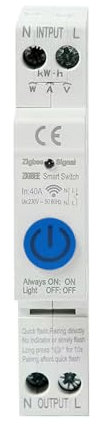 Vislone Zigbee Disjoncteur intelligent sans fil pour téléphone portable Contrôle à distance Équipement domotique avec fonction de commande vocale