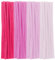 200 Stück Pfeifenreiniger, Rosa Serie Pfeifenreiniger Chenilledraht 6mm*30cm, Pfeifenputzerdraht für Handwerk DIY Craft Projekte Chenilledraht Biegeplüsch zum Basteln und Dekorieren Pipe cleaners pink