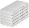 100 Stück Magnete Stark, 20x4x2mm Neodym Magnete Extra Stark, Magneten für Magnettafel, Super Stark Seltenerdmagnete, Magnet Rechteckig für Küchenschrank, Büro, Whiteboard Magnet Magnetplatten