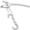 CENPEK remium Pizza Pan Gripper, 8 inch Cast Aluminum, Deep Dish Heavy Duty Pans, Gripper Clip Tongs for Oven Microwave Clamp