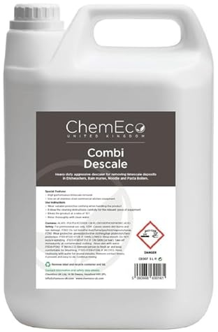 ChemEco Combi Descale (1x5Ltr) | Restores and maintains professional combination oven efficiency by quickly dissolving heavy limescale deposits.