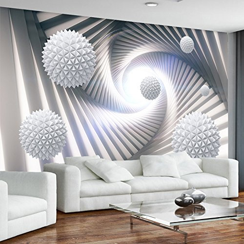 ZYCAFJ Carta da parati Astratto & Palline Murales Soggiorno Camera da letto Pittura mu Carta Da Parati panno camera da letto moderna 3D Fotomurali Soggiorno 400cm×280cm(LxH)