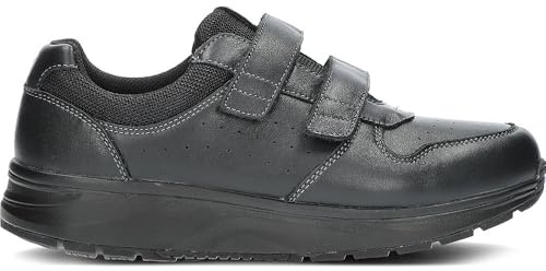 JOYA Dynamo mit Klettverschluss Black, Herren Klettsneaker aus Nubukleder und Textil