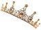 IWOWHERO 1stück Brautkrone Haarschmuck Aus Barockstil Elegante Für Hochzeiten Und Partys Glitzernde Haarschmuck-dekoration Für Frauen Und Bräute Leicht Und Tragbar Für Besondere