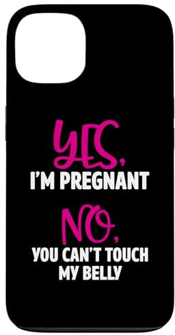 Drôle Oui je suis enceinte Coque pour iPhone 13