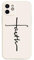 TRAGHEIR Christian Faith Phone Case Cool Gothic Jesus Cross Christmas Phone Case for iPhone 14 Pro Max,White
