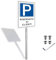 Cartello Parcheggio RISERVATO AI CLIENTI con Staffo,Yuntarda 30x20CM Cartelli Parcheggio Privato in Alluminio Durevole Resistente Protezione UV Facile da installare