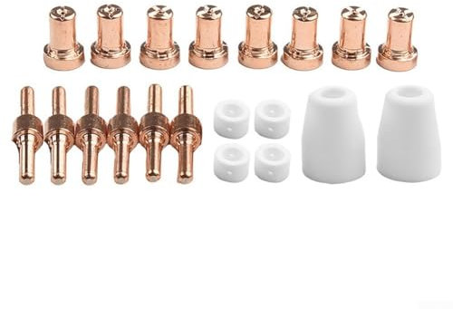 20Pcs Plasma Cutter Consumabili, Compatibile Con Per CUT40, Per CUT50, Per CUT55, Per CT312 Modelli Plasma Taglio Macchine