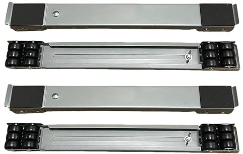 Appliance Moving Rollers Exciantable & Base Saver Rollers Lot de 2 pour simplifier l'organisation de la maison Support de machine à laver et sèche-linge
