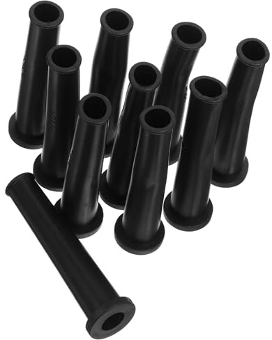 Cache-câbles en Caoutchouc Noir 20 Pièces pour TV et Ordinateur | Organisation des Fils, Protection la Déchirure, Format Compact pour Usage Domestique et Bureau