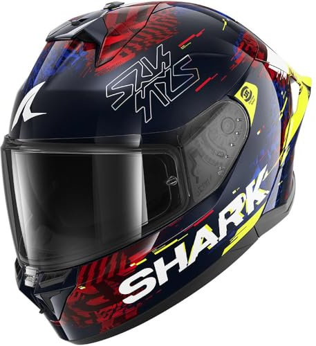 SHARK, Integraler Motorradhelm SKWAL CUP SPEED-VIB Blue Red Yellow BRY, S