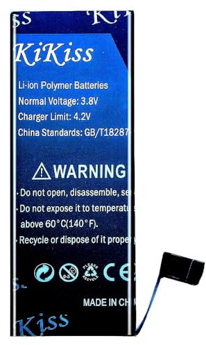 Batteria del telefono ad alta capacità 4500mAh SE | Batteria a 0 cicli compatibile con iPhone SE, con kit di attrezzi completi