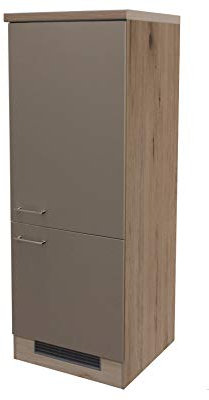 Kühlumbauschrank Riva Breite 60 cm san remo eiche hell/quarzit cubanit