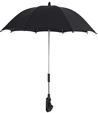 Sombrilla universal para cochecito, sombrilla y soporte flexible y flexible, diámetro 61,5 cm
