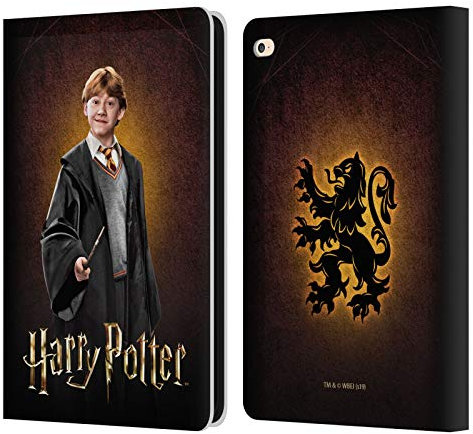 Head Case Designs Offizielle Harry Potter Ron Weasley Chamber of Secrets IV Leder-Wallet-Hülle Kompatibel mit Apple iPad Air 2 (2014)