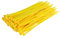 GTSE 100 Pack of Yellow Cable Ties, 200mm x 2.5mm Premium Tie Wraps, Nylon Zip Ties