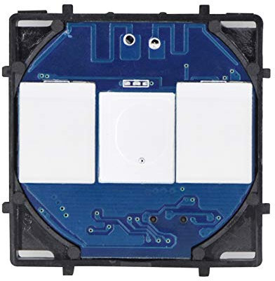 BSEED FR standard wifi Interrupteur tactile 2 gang 1 voie avec LED
