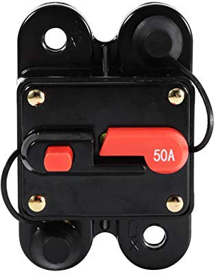 Disjoncteur 50 A 50Amp-100Amp 12-24V disjoncteur étanche réinitialisation porte-fusible moteurs de voiture Marine ATV bateau porte-fusible(50A)