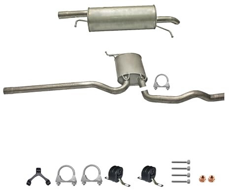 Ferroz Export Ersatz für Auspuffanlage Auspuff VW Passat B5 1.6, auch Variant, mit Anbausatz