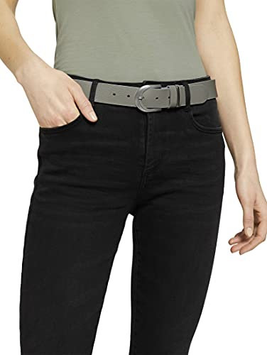 Tom Tailor Damen TTSANDRA Gürtel, Ecru, 100