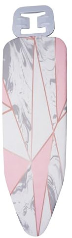 Ironing Board Cover, 140x50cm Large Iron Board Covers for Steam Irons, Ironing Board Covers Easy to Fit, No-Slip Soft Folding Cover (C)