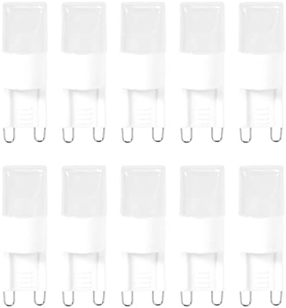 Bruafsir 13609 10x G9 1W LED High Light Bulb Lamp Light Warm White 3500 K