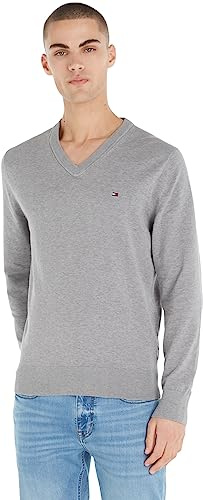 Tommy Hilfiger Men Jumper V-Neck Elegant Pullover