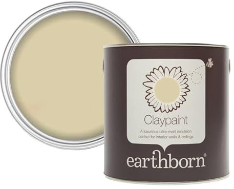 earthborn Claypaint, Breathable paint for Walls and Ceilings (Crocky Road, 2.5 Litre)