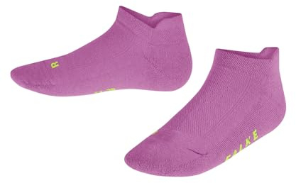 FALKE Unisex Kids Cool Kick Sneaker K Sn Soft Breathable Quick Drying Low-Cut Plain 1 Pair Trainer Socks, Red Lipstick 8350, 6-8.5