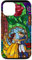 Hülle für iPhone 12/12 Pro Disney Die Schöne und das Biest Belle und Prinz Buntglas