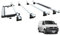 TITAN WorkReady Van Roof Rack 4 Bars & Aerofoil AND ROLLER - Compatible Fittings to fit a VW TRANSPORTER T5 - T6 T6.1 VAN