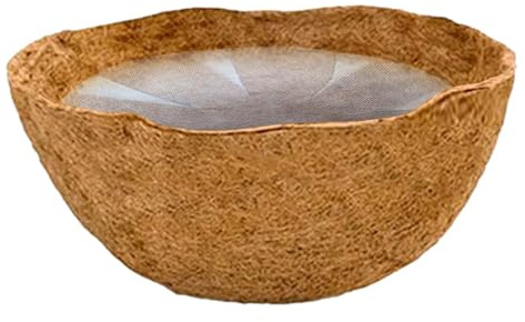 Shurzzesj Kokoseinlage, Coco Liner Mulch, Kokos-Einlage Natur Für Hängemapeln Kokoseinlage Kokosmatte Hängekorb Kokos Ersatzeinlage Hanging Basket Für Garten Blumentopf, Kokosfaser-Ersatz-Futter