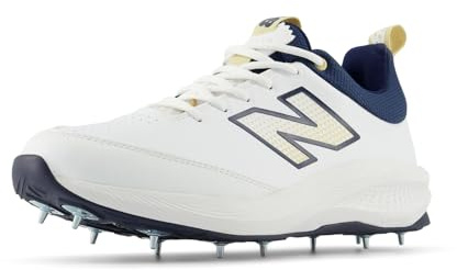 new balance Cricket 4030 Herren-Sneaker, Weiß (100), 9 UK (Wide)